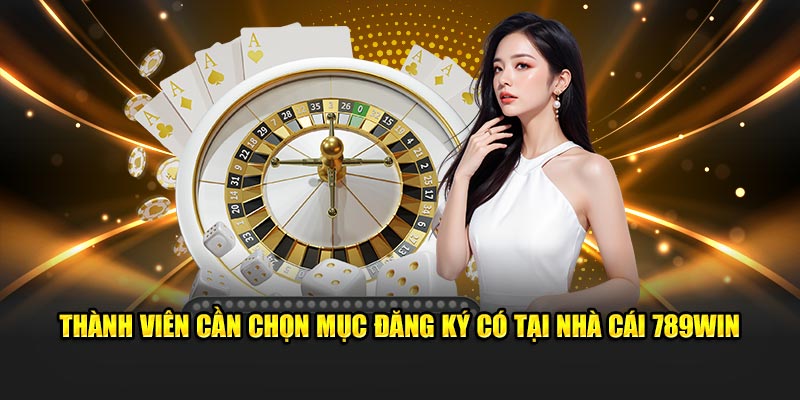 Thành viên cần chọn mục “tạo tài khoản” trên màn hình tại nhà cái 789WIN