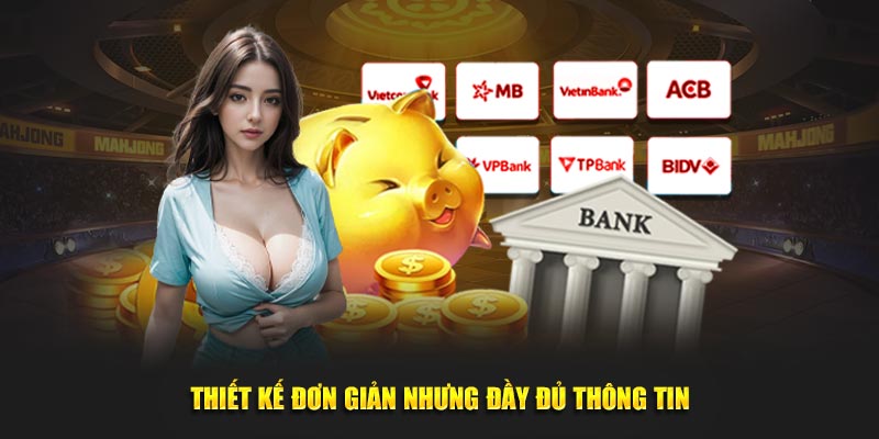 Thiết kế đơn giản nhưng đầy đủ mọi dữ liệu